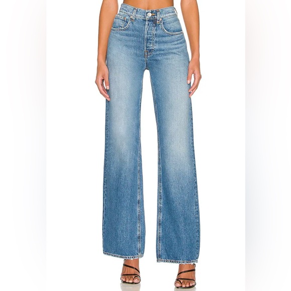 GRLFRND Denim; Brooklyn High Rise Loose Straight - Picture 1 of 1